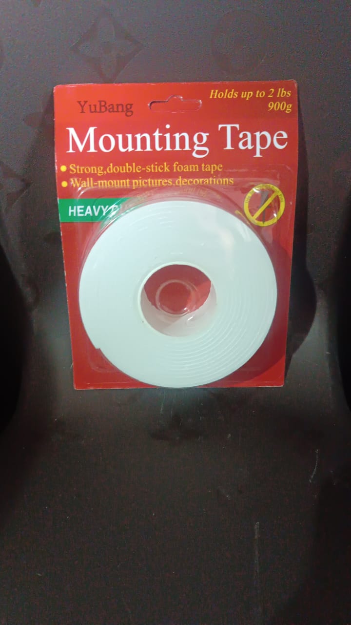 Strong Double Sided Tape Foam Mounting Tape (1 Pc / Big) Strong Double Sided Tape Foam Mounting Tape (1 Pc / Big)